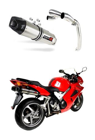 Honda VFR 800 V TEC 2002 - 2013 Exhaust Silencer Muffler HP1 + dB killer medium