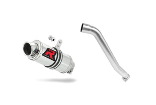 Honda XL 600 V TRANSALP 1987 - 2000 Exhaust Silencer Muffler GP1 + dB killer medium