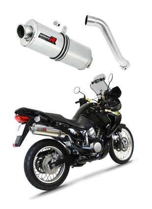Honda XL 650 V TRANSALP 2001 - 2007 Exhaust Silencer Muffler OV + dB killer medium