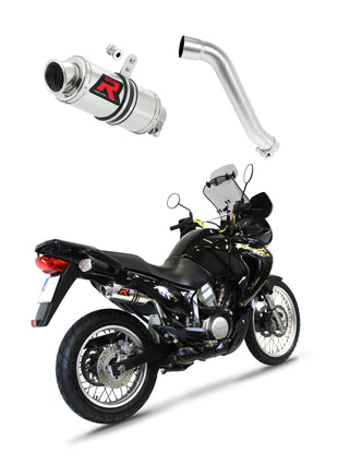Honda XL 650 V TRANSALP 2001 - 2007 Exhaust Silencer Muffler GP1 + dB killer medium