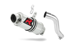 Honda XL 700 V TRANSALP 2008 - 2014 Exhaust Silencer Muffler GP1 + dB killer medium