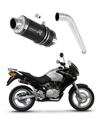 Honda XL 125 V VARADERO 2001 - 2006 Exhaust Silencer Muffler GP1 BLACK + dB killer medium 20 m.