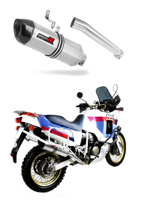 Honda XRV 750 AFRICA TWIN RD04 1990 - 1992 Exhaust Silencer Muffler HP1 + dB killer medium