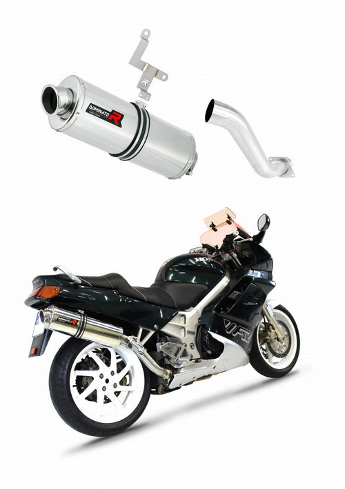 Honda VFR 750 1990 - 1992 HI Level Exhaust Silencer Muffler OV + dB killer medium