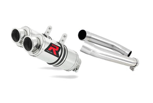 Honda VTR 1000F Firestorm 2002 - 2006 Exhaust Silencer Muffler GP1 + dB killer medium