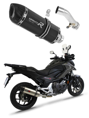 Honda NC 700 / 750 S 2012 - 2020 Exhaust Silencer Muffler HP1 BLACK + dB killer medium