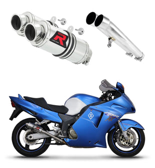 Honda CBR 1100 XX 1996 - 2006 Exhaust Silencer Muffler GP1 + dB killer medium