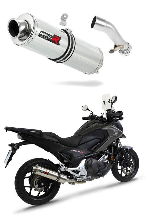 Honda NC 700 / 750 X 2012 - 2020 Exhaust Silencer Muffler ST + dB killer medium