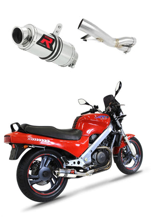 Honda NTV 650 REVERE 1988 - 1997 Exhaust Silencer Muffler GP1 + dB killer medium