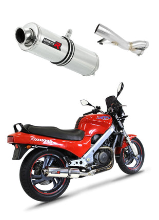 Honda NTV 650 REVERE 1988 - 1997 Exhaust Silencer Muffler ST + dB killer medium