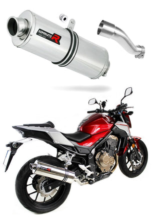 Honda CB 500 F 2016 - 2019 Exhaust Silencer Muffler OV + dB killer medium