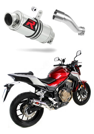 Honda CB 500 F 2016 - 2019 Exhaust Silencer Muffler GP1 + dB killer medium