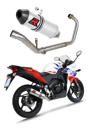 Honda CBR 150 R 2011 - 2016 Full Exhaust System Collector Silencer HP3 + dB killer medium