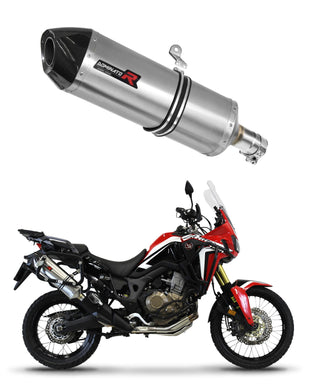 Honda CRF 1000L Africa Twin 2016 - 2019 Exhaust Silencer Muffler HP7 + dB killer medium