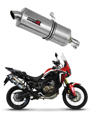 Honda CRF 1000L Africa Twin 2016 - 2019 Exhaust Silencer Muffler P7 + dB killer medium