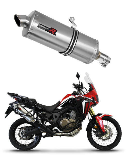 Honda CRF 1000L Africa Twin 2016 - 2019 Exhaust Silencer Muffler P7 + dB killer medium
