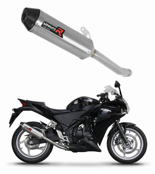 Honda CBR 250 R 2011 - 2013 Exhaust Silencer Muffler HP3 + dB killer medium