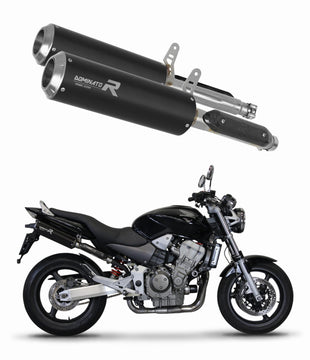 Honda CB 900F HORNET 2002 - 2007 Exhaust Silencer Muffler GP BLACK + dB killer medium