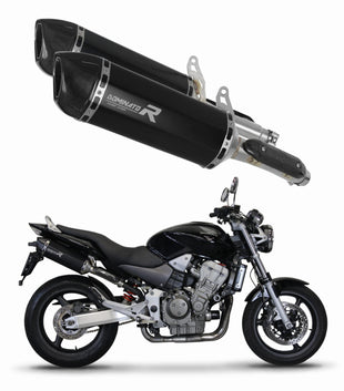 Honda CB 900F HORNET 2002 - 2007 Exhaust Silencer Muffler HP1 BLACK + dB killer medium