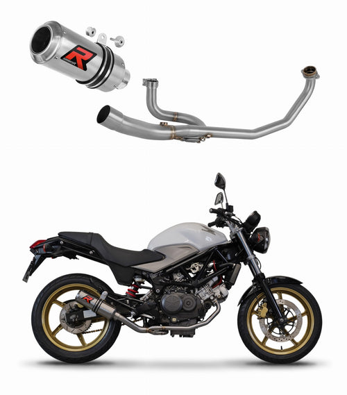 Honda VTR 250 2009 - 2015 Full Exhaust System Collector Silencer GP + dB killer
