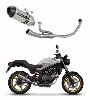 Honda VTR 250 2009 - 2015 Full Exhaust System Collector Silencer HP3 + dB killer