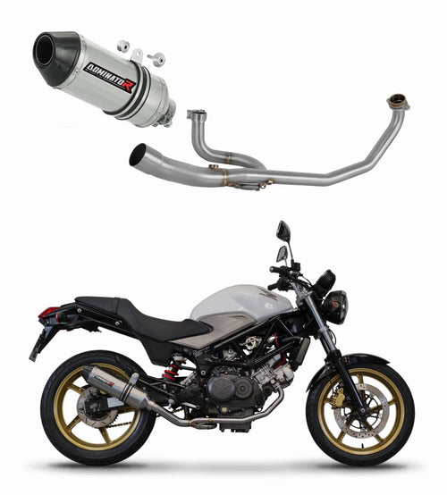 Honda VTR 250 2009 - 2015 Full Exhaust System Collector Silencer HP3 + dB killer