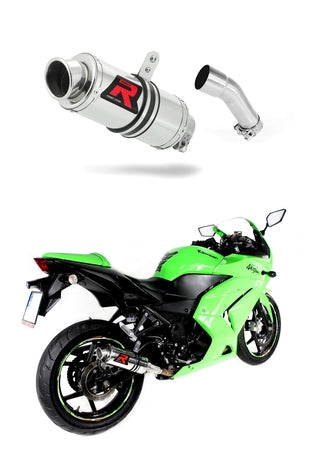 Kawasaki ZX250R 2008 - 2012 Exhaust Silencer Muffler GP1 + dB killer medium