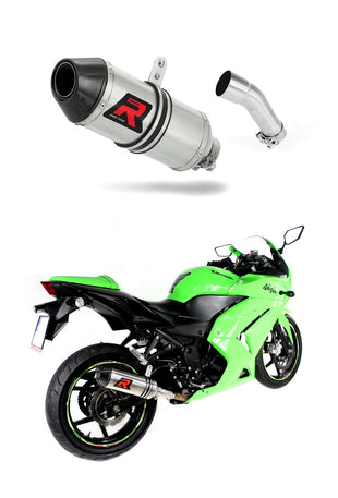 Kawasaki ZX250R 2008 - 2012 Exhaust Silencer Muffler HP3 + dB killer medium