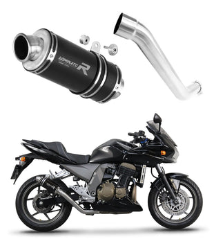 Kawasaki Z750 2004 - 2006 Exhaust Silencer Muffler GP1 BLACK + dB killer medium