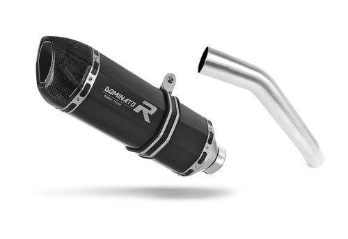 Kawasaki Z750 2007 - 2012 Exhaust Silencer Muffler HP1 BLACK + dB killer medium