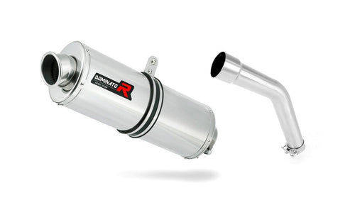Kawasaki KLE 500 Exhaust Silencer Muffler OV + dB killer medium