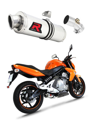 Kawasaki ER - 6 N / F 650 2009 - 2011 Exhaust Silencer Muffler OV + dB killer medium