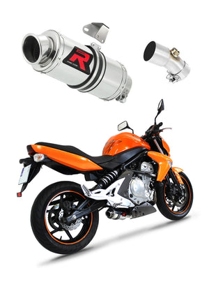 Kawasaki ER - 6 N / F 650 2009 - 2011 Exhaust Silencer Muffler GP1 + dB killer medium