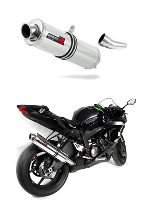 Kawasaki ZX6R 636 2009 - 2024 Exhaust Silencer Muffler ST + dB killer medium