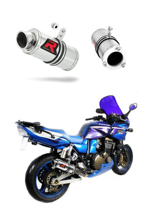 Kawasaki ZRX 1200 S 2001 - 2007 Exhaust Silencer Muffler GP1 + dB killer medium