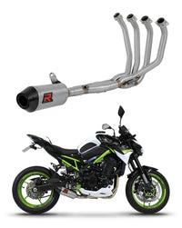 Kawasaki Z 900 2020 - 2024 Low Level Full Exhaust System Collector Silencer HP3 + dB killer medium 20 m.