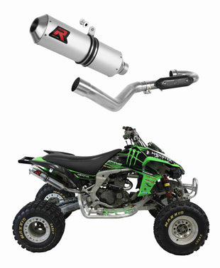 Kawasaki KFX 450 2008 - 2014 Full Exhaust System Collector Silencer MX + dB killer medium