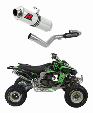 Kawasaki KFX 450 2008 - 2014 Full Exhaust System Collector Silencer GP1 + dB killer medium