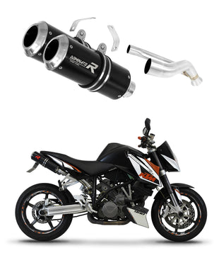 KTM 990 SUPER Duke 2005 - 2013 Exhaust Silencer Muffler GP BLACK + dB killer medium