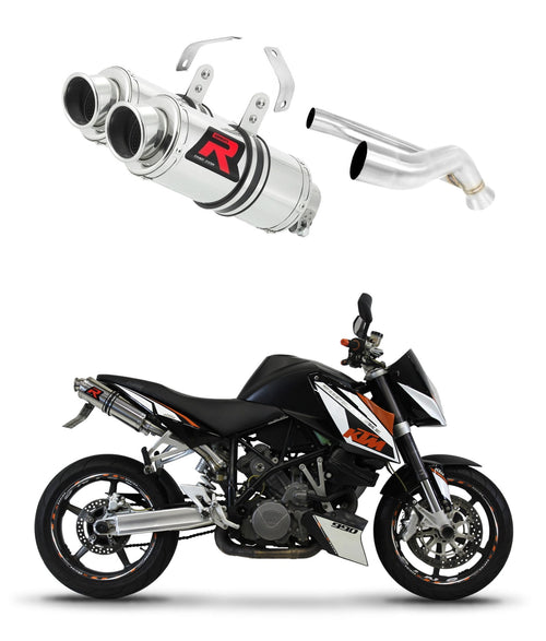 KTM 990 SUPER Duke 2005 - 2013 Exhaust Silencer Muffler GP1 + dB killer medium