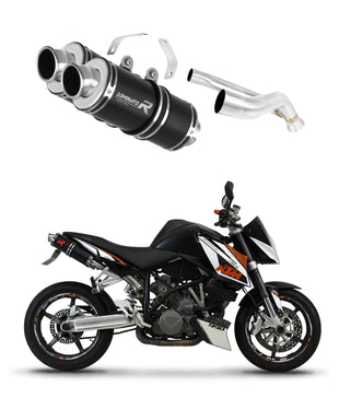 KTM 990 SUPER Duke 2005 - 2013 Exhaust Silencer Muffler GP1 BLACK + dB killer medium