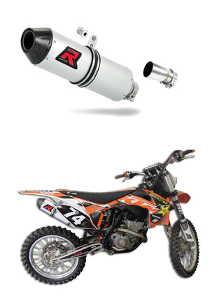 KTM SX F 250 SXF 250 2011 - 2012 Exhaust Silencer Muffler MX2 + dB killer medium