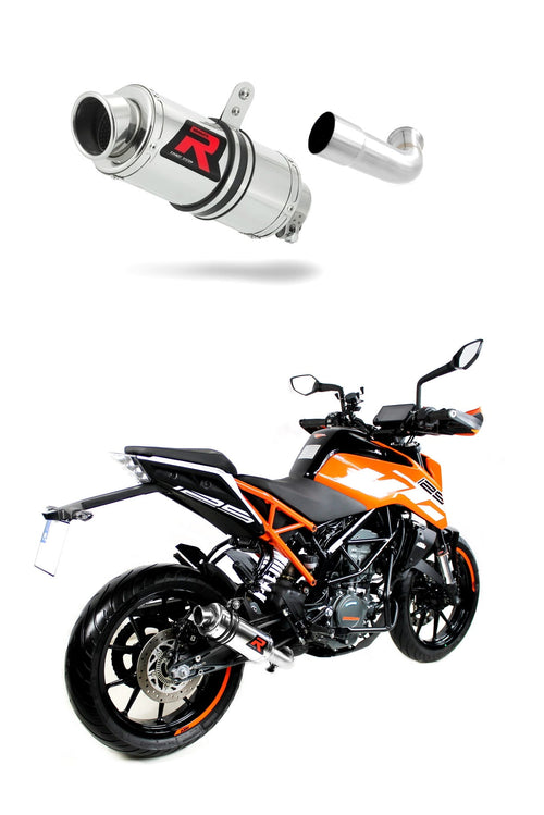 KTM 125 Duke 2017 - 2020 Exhaust Silencer Muffler GP1 + dB killer medium