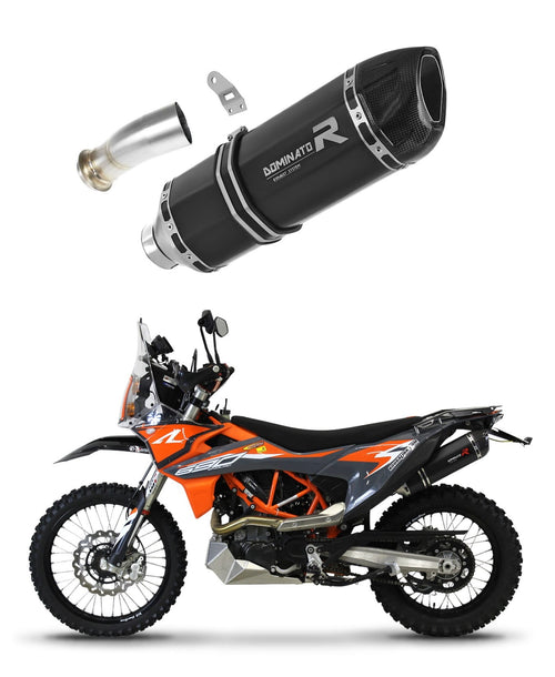 KTM 690 ENDURO R 2019 - 2020 Exhaust Silencer Muffler HP1 BLACK + dB killer medium