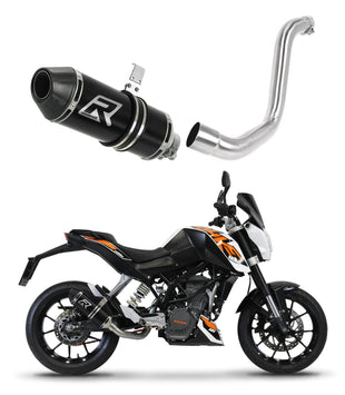 KTM 125 Duke 2012 - 2016 Exhaust Silencer Muffler HP3 BLACK + dB killer medium