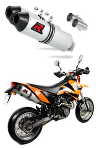 KTM 660 SMC 2005 - 2006 Exhaust Silencer Muffler MX2 + dB killer medium 20 m.