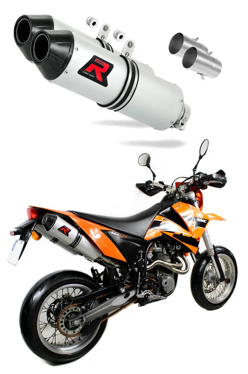 KTM 660 SMC 2005 - 2006 Exhaust Silencer Muffler MX2 + dB killer medium