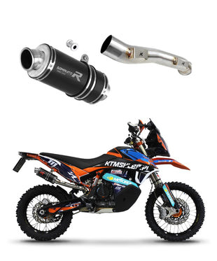 KTM 790 Adventure 2019 - 2023 Exhaust Silencer Muffler GP1 BLACK + dB killer medium