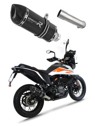 KTM 390 Adventure 2020 - 2024 Exhaust Silencer Muffler HP1 BLACK + dB killer medium