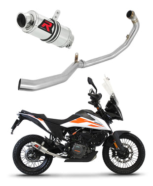 KTM 390 Adventure 2020 - 2024 Full Exhaust System Collector Silencer GP1 + dB killer medium